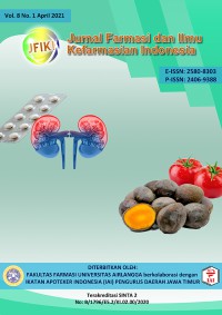 Jurnal Farmasi dan Ilmu Kefarmasian Indonesia Volume 8, No 1, 2021