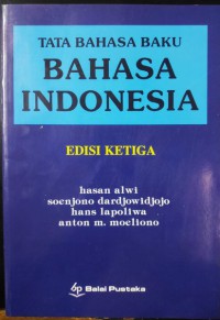 Tata Bahasa Baku Bahasa Indonesia