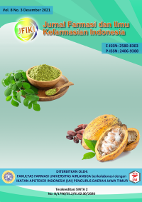 Jurnal Farmasi dan Ilmu Kefarmasian Indonesia Volume 8, No 3, 2021