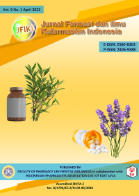 Jurnal Farmasi dan Ilmu Kefarmasian Indonesia Volume 9, No 1, 2022
