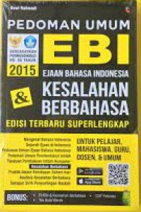 Pedoman Umum EBI Ejaan Bahasa Indonesia & Kesalahan Berbahasa