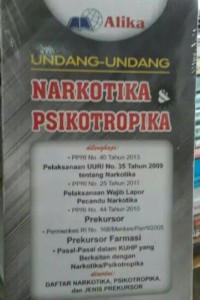 Undang-Undang Narkotika & Psikotropika