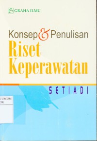 Konsep & Penulisan Riset Keperawatan