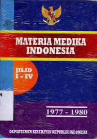 Materia Medika Indonesia Jilid I - IV