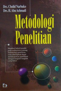 Metodologi Penelitian : Memberi bekal teoretis pada mahasiswa tentang metodologi penelitian serta diharapkan dapat melaksanakan penelitian dengan langkah-langkah yang benar