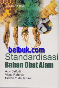 Standardisasi Bahan Obat Alam