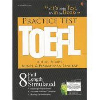 Practice Test Toefl: Audio, script, kunci, & Pembahasan