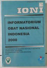 IONI Informatorium Obat Nasional Indonesia 2000